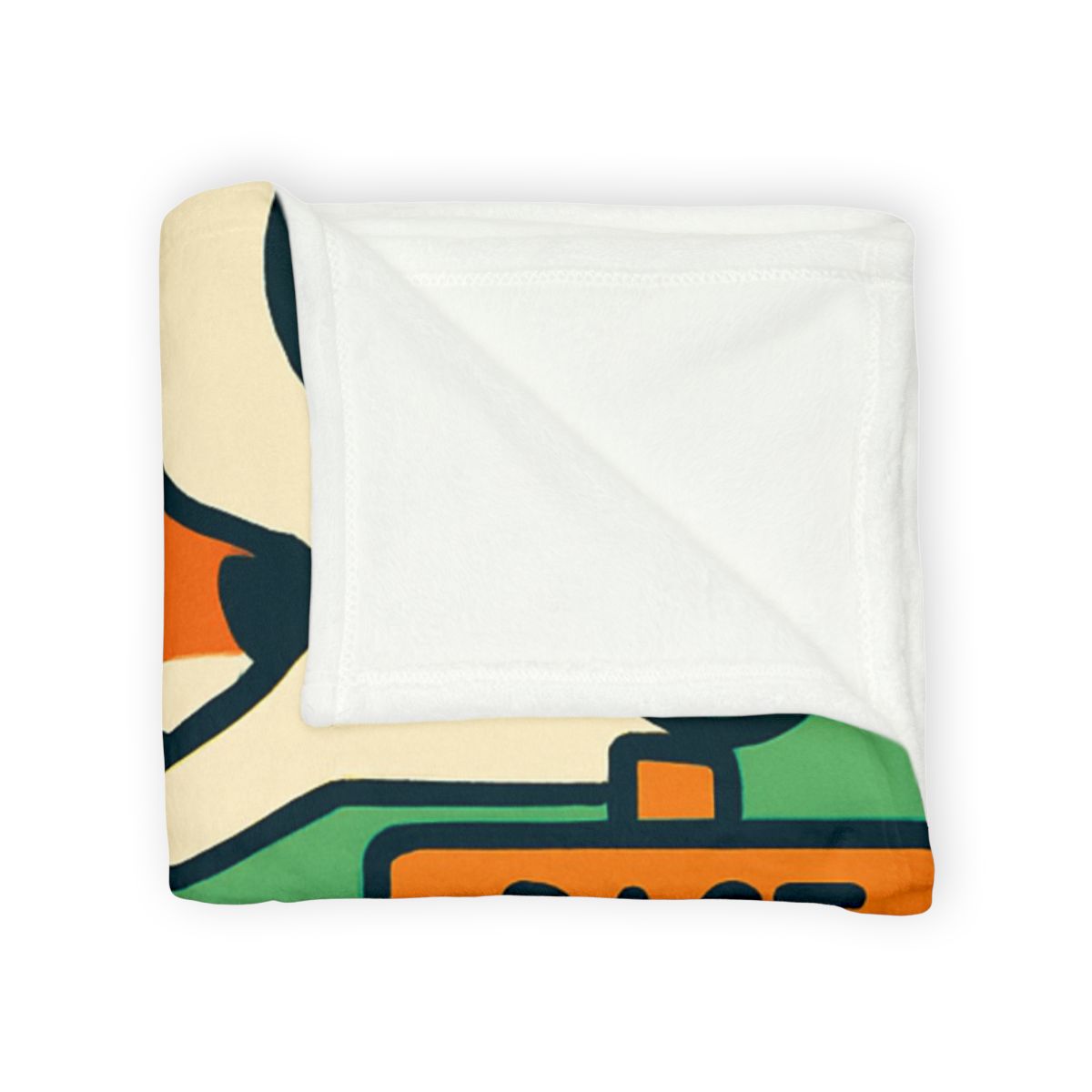 Time Traveling Forest Fox decorative home blankets