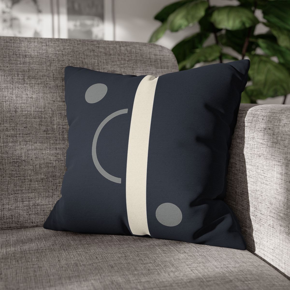 Eclipse Bar And Arc Balance designer print pillow cases