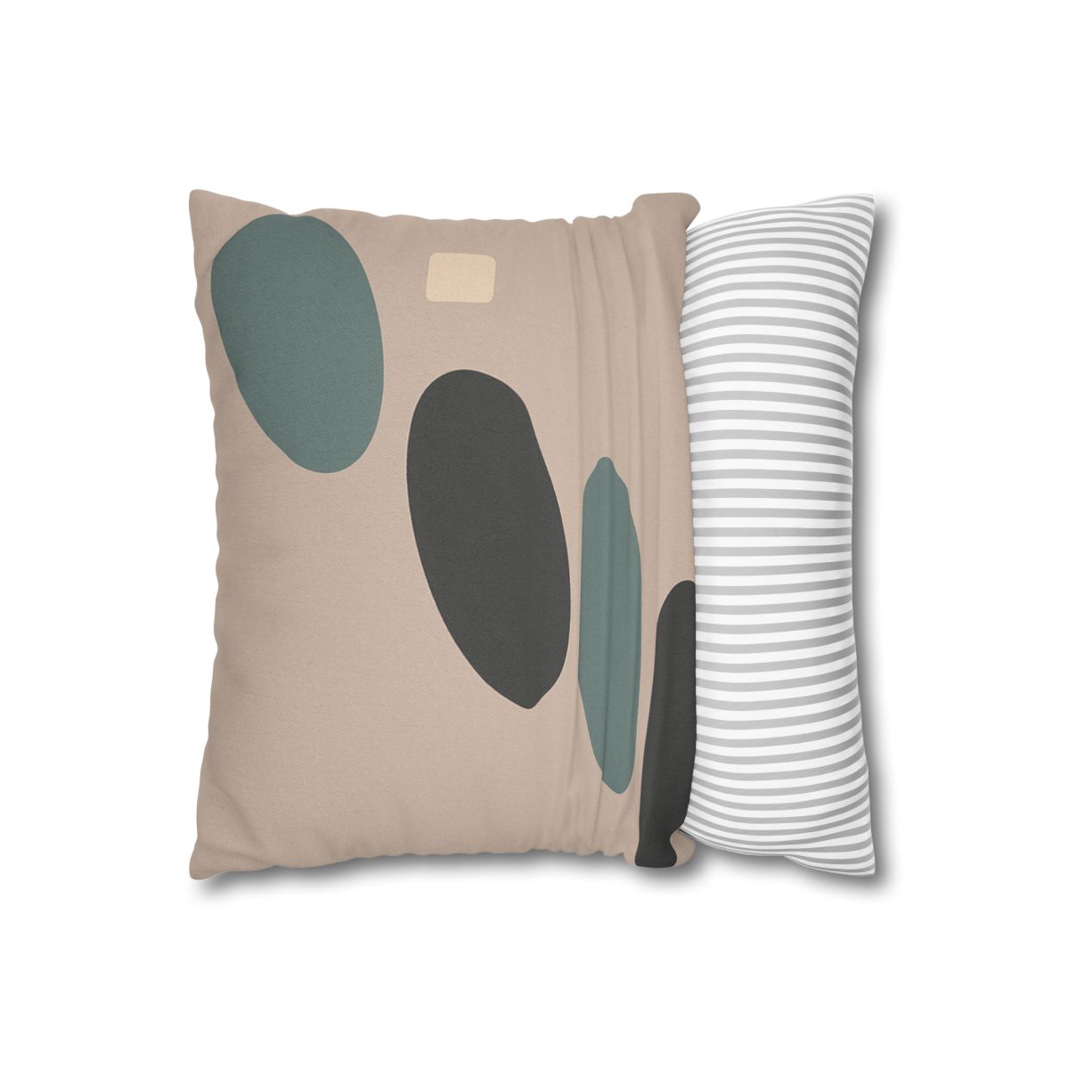 Staggered Ovals With Pause stylish decorative pillowcases