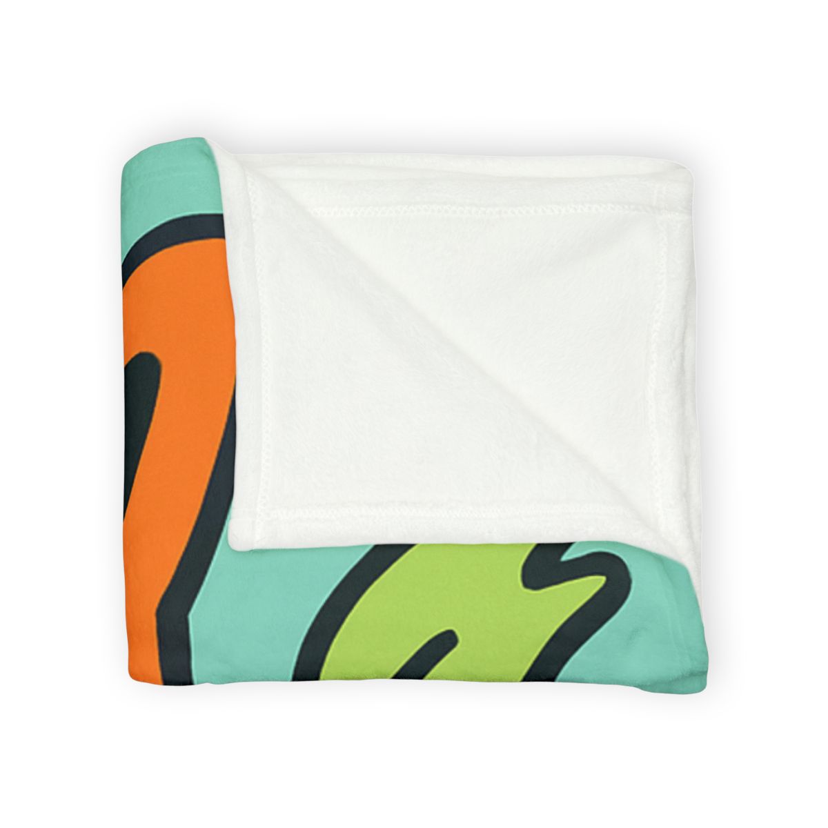 Galaxy Garden Fox soft fleece blankets