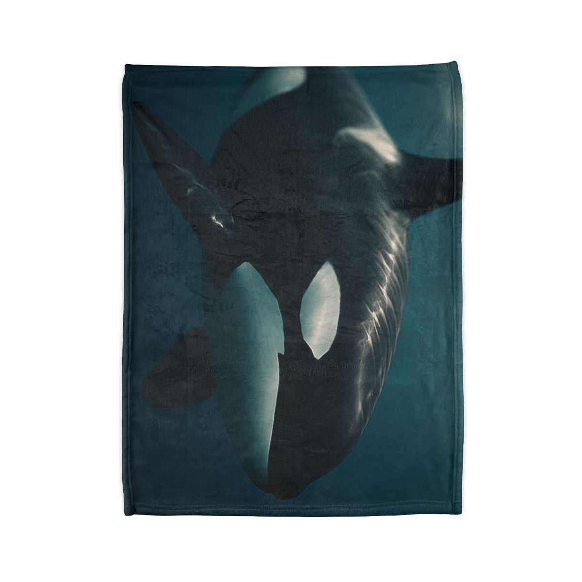 Tidal Shadow Orca designer printed blankets