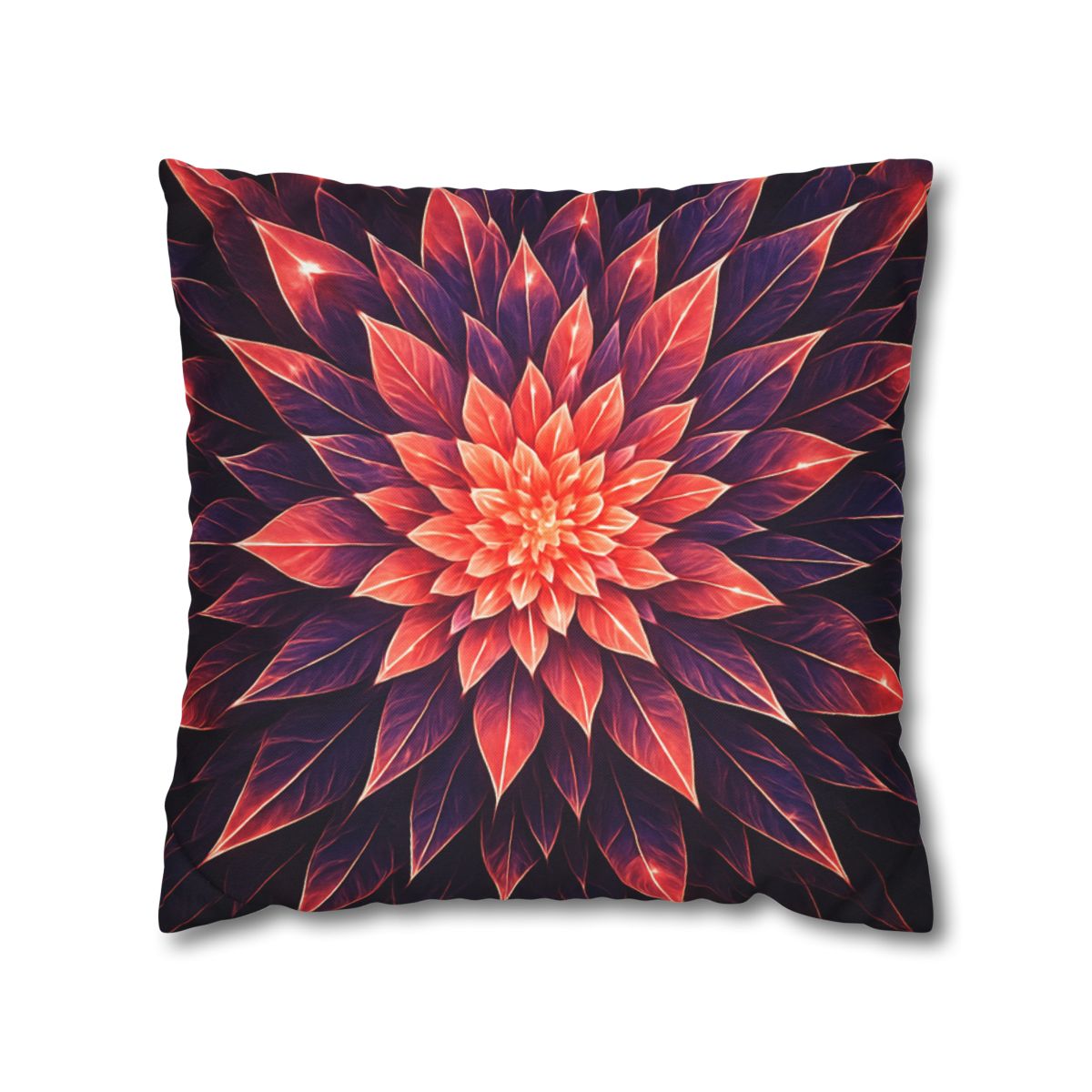 Cosmic Bloom Fractal comfortable bedding pillow covers