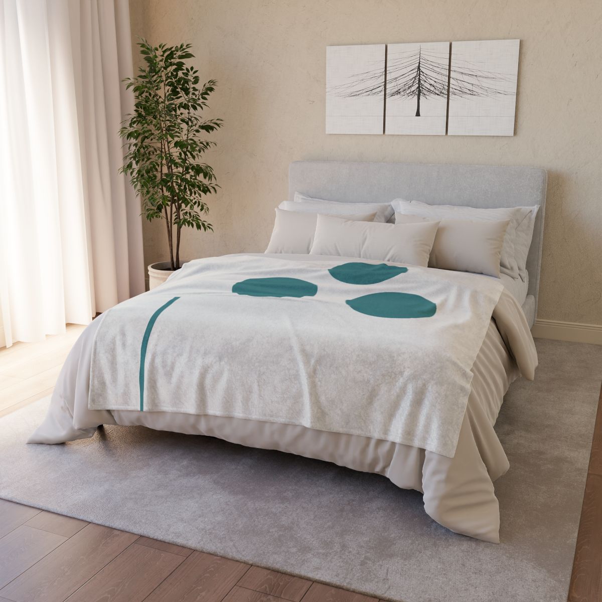 Three Circle Drift With Corner Bar trendy patterned blankets