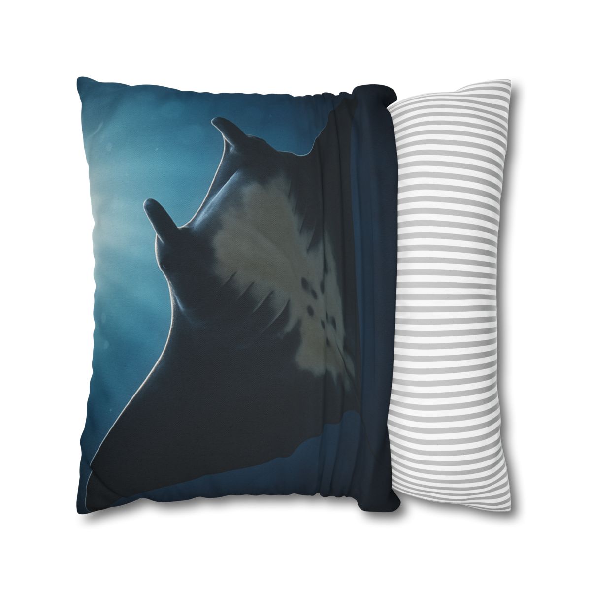Manta Ray Moon Glide soft cotton pillow cases