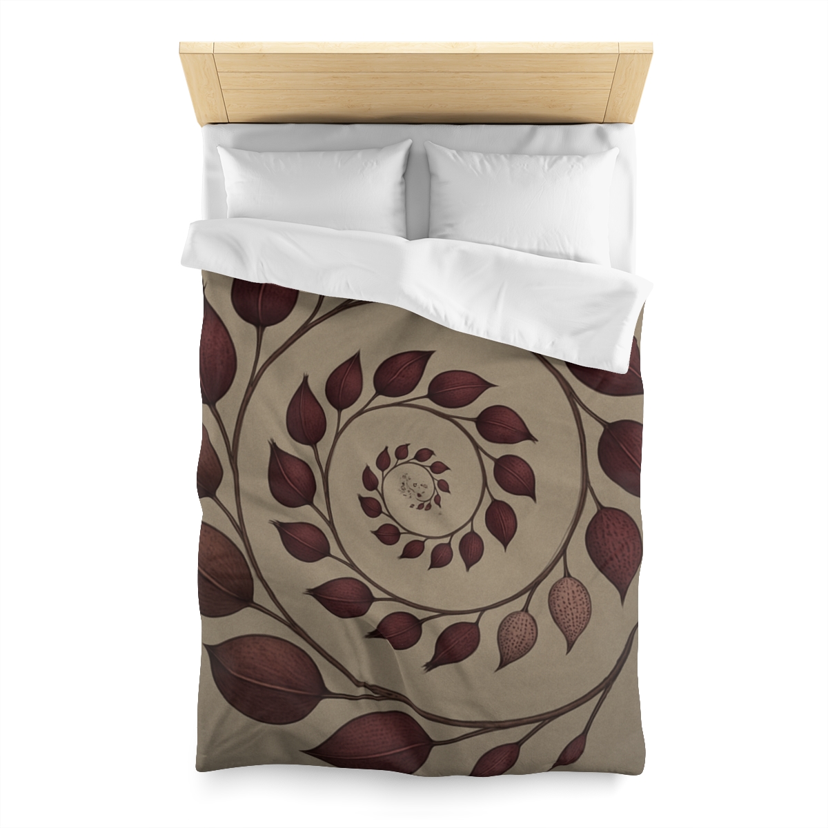 Spiral Seed Pod Array personalized bedding duvets