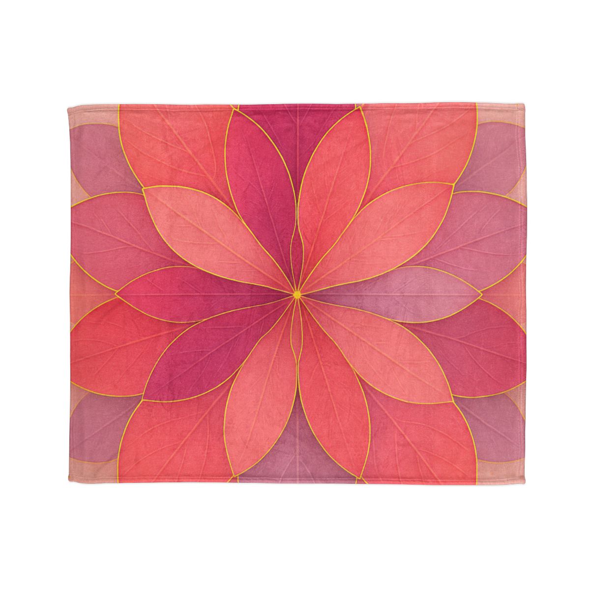 Petal Prism Overlap warm winter blankets