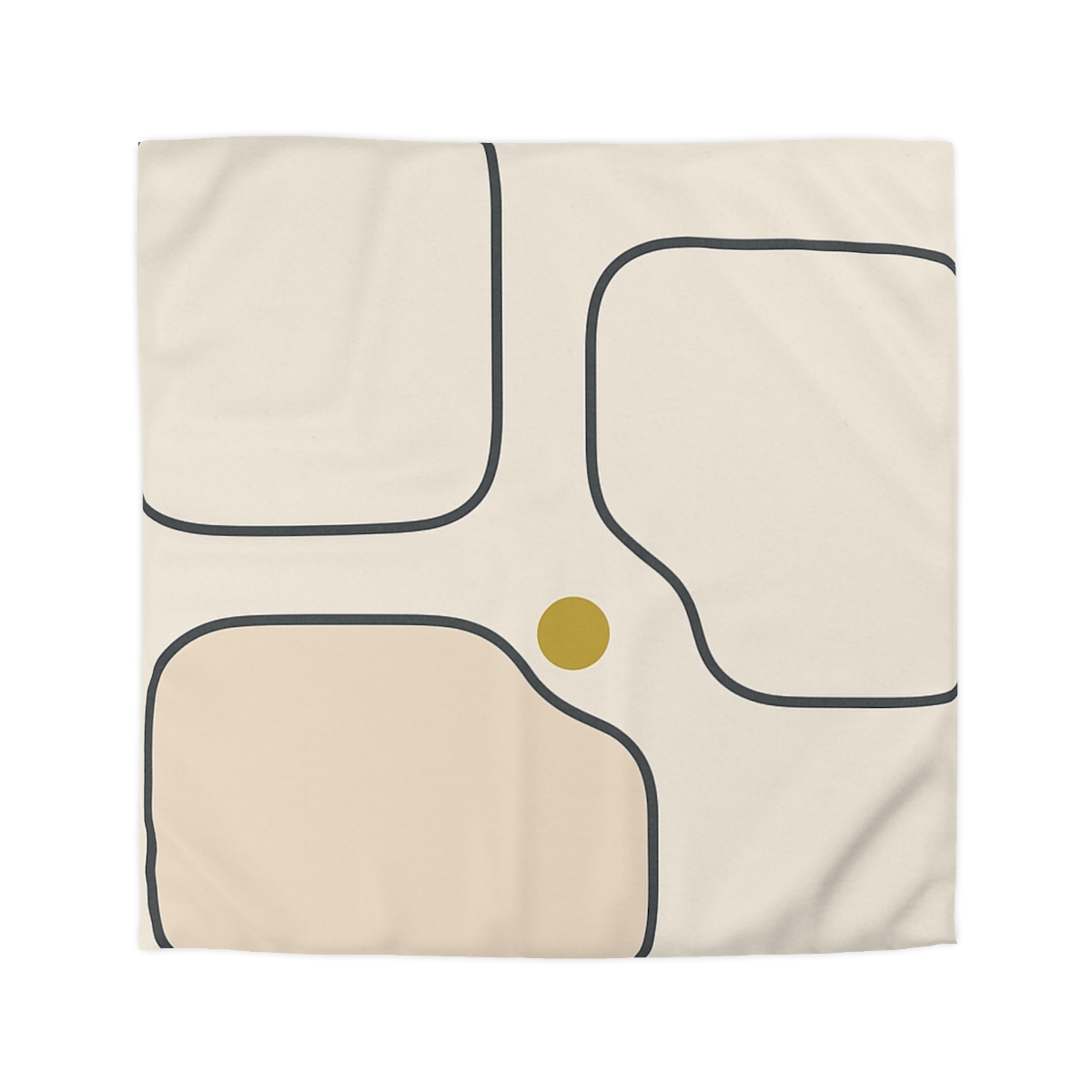 Quiet Triad With Open Center trendy bedroom duvets