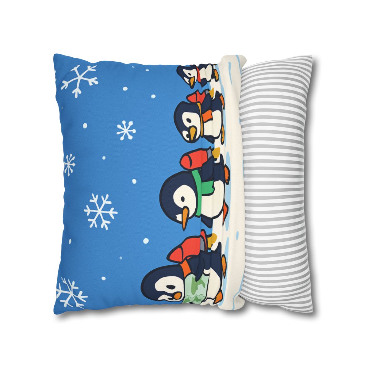 Rocket Penguin Parade unique gift pillow cases