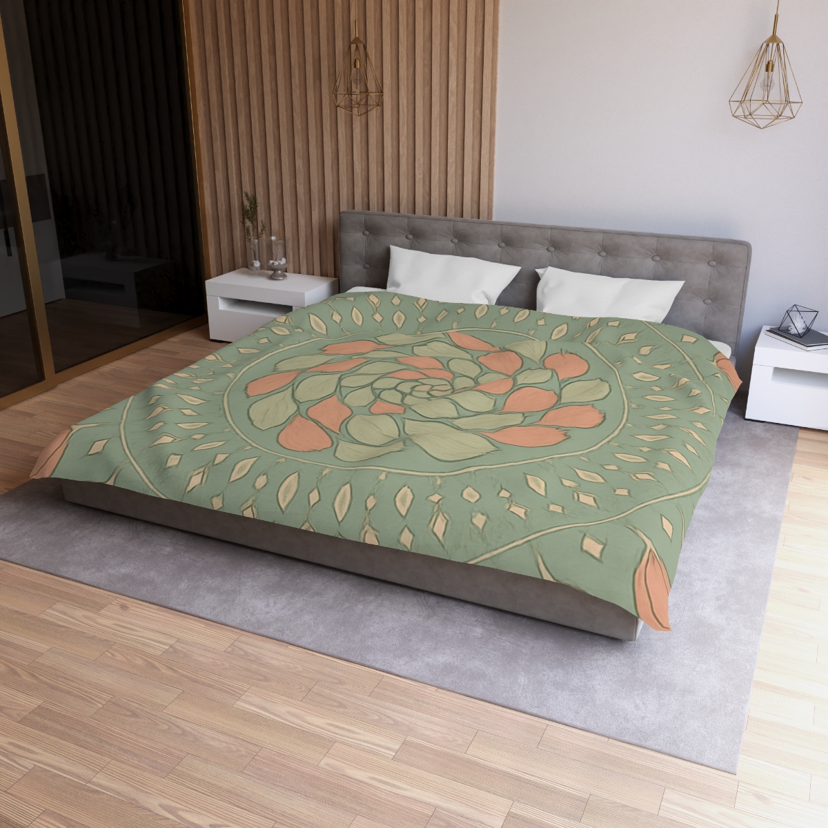 Bud Spiral Mandala trendy bedroom duvets