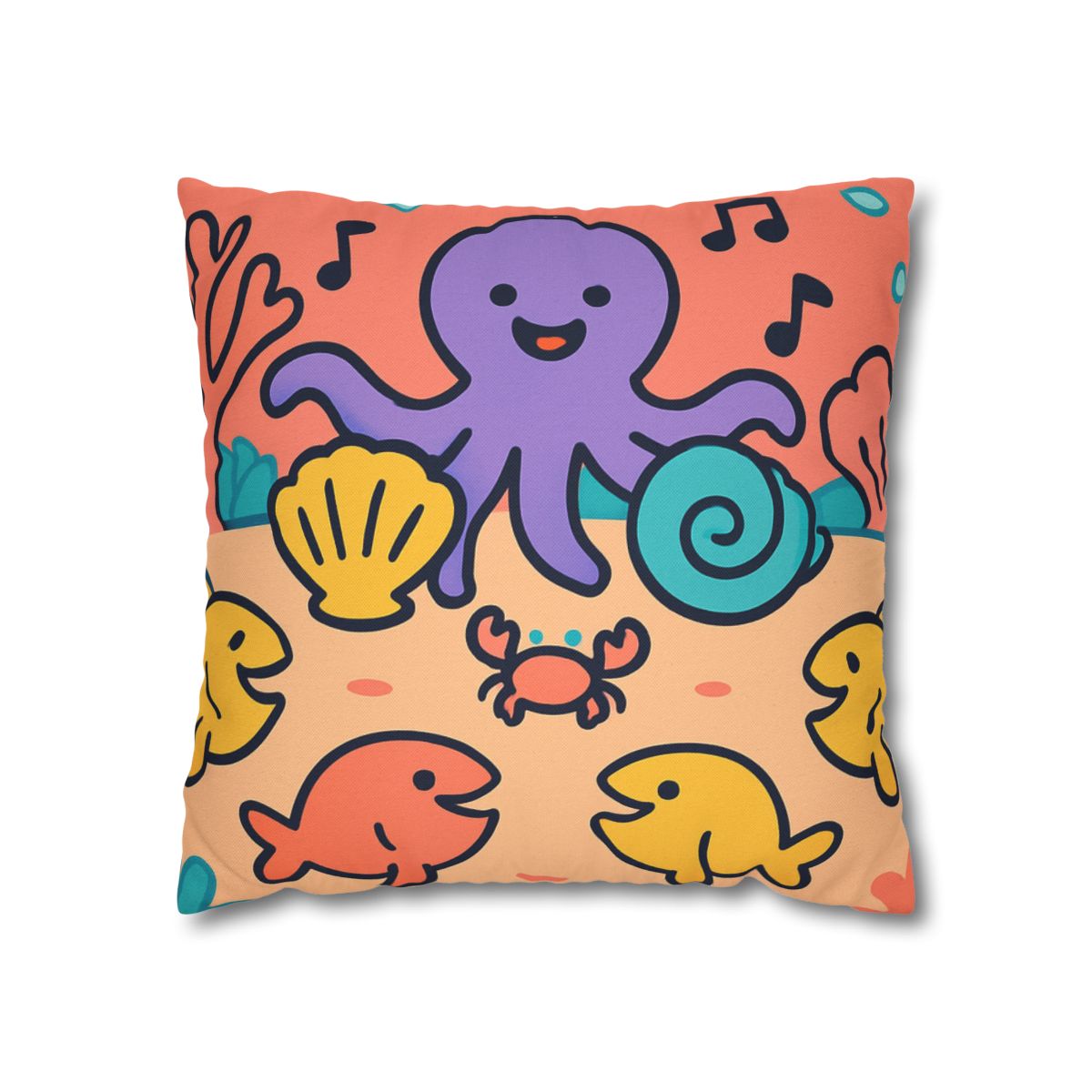 Coral Concert Undersea custom pillow cases