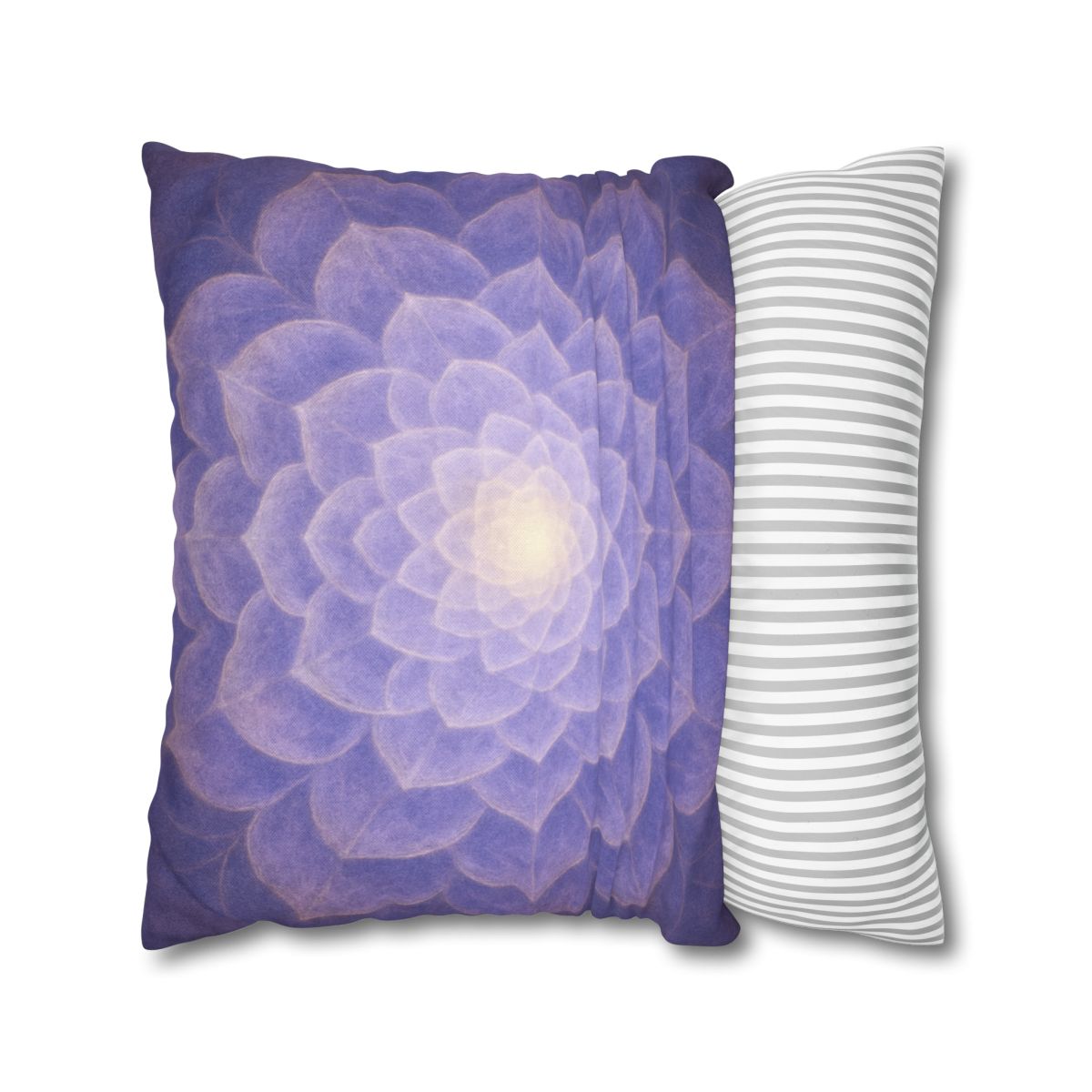 Petal Fractal Rosette soft cotton pillow cases