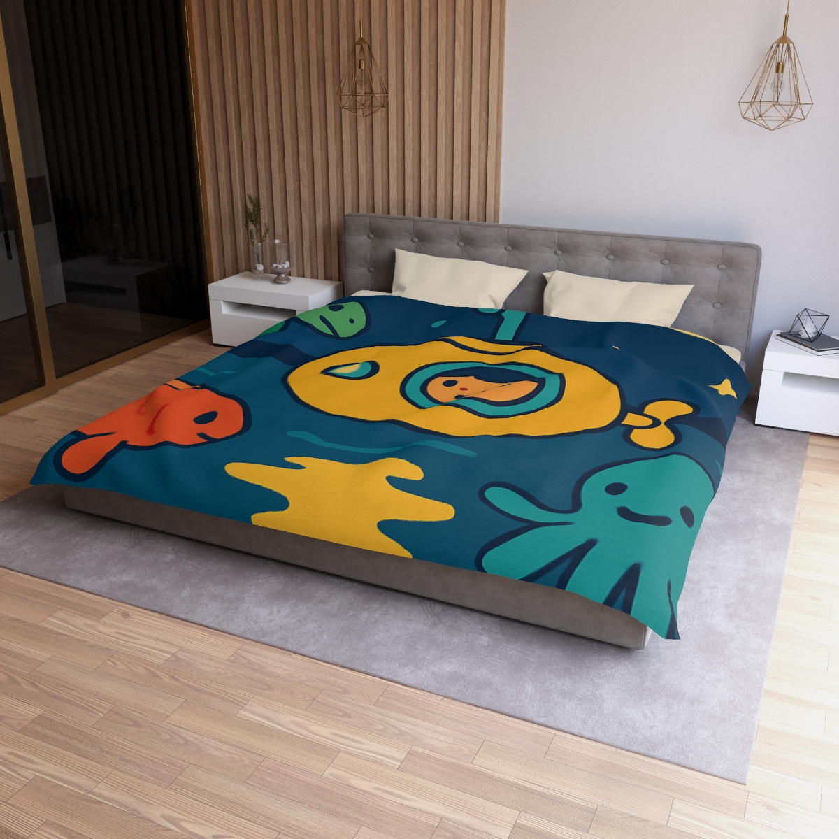 Starry Ocean Explorers stylish duvet covers