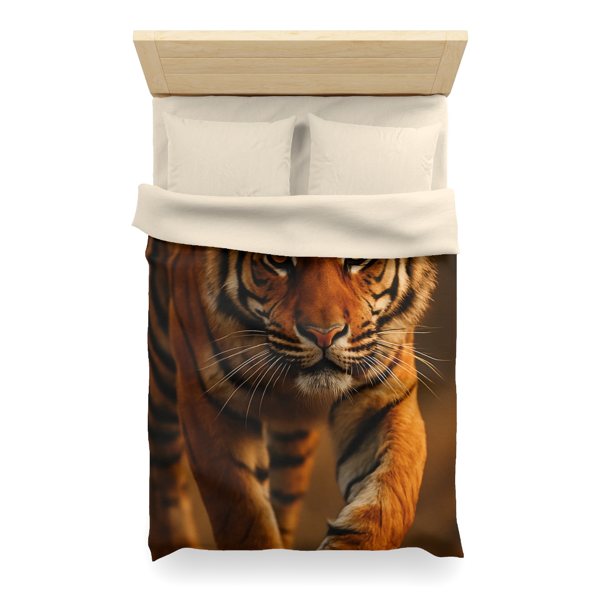 Dusk Herald Bengal Tiger designer printed duvets