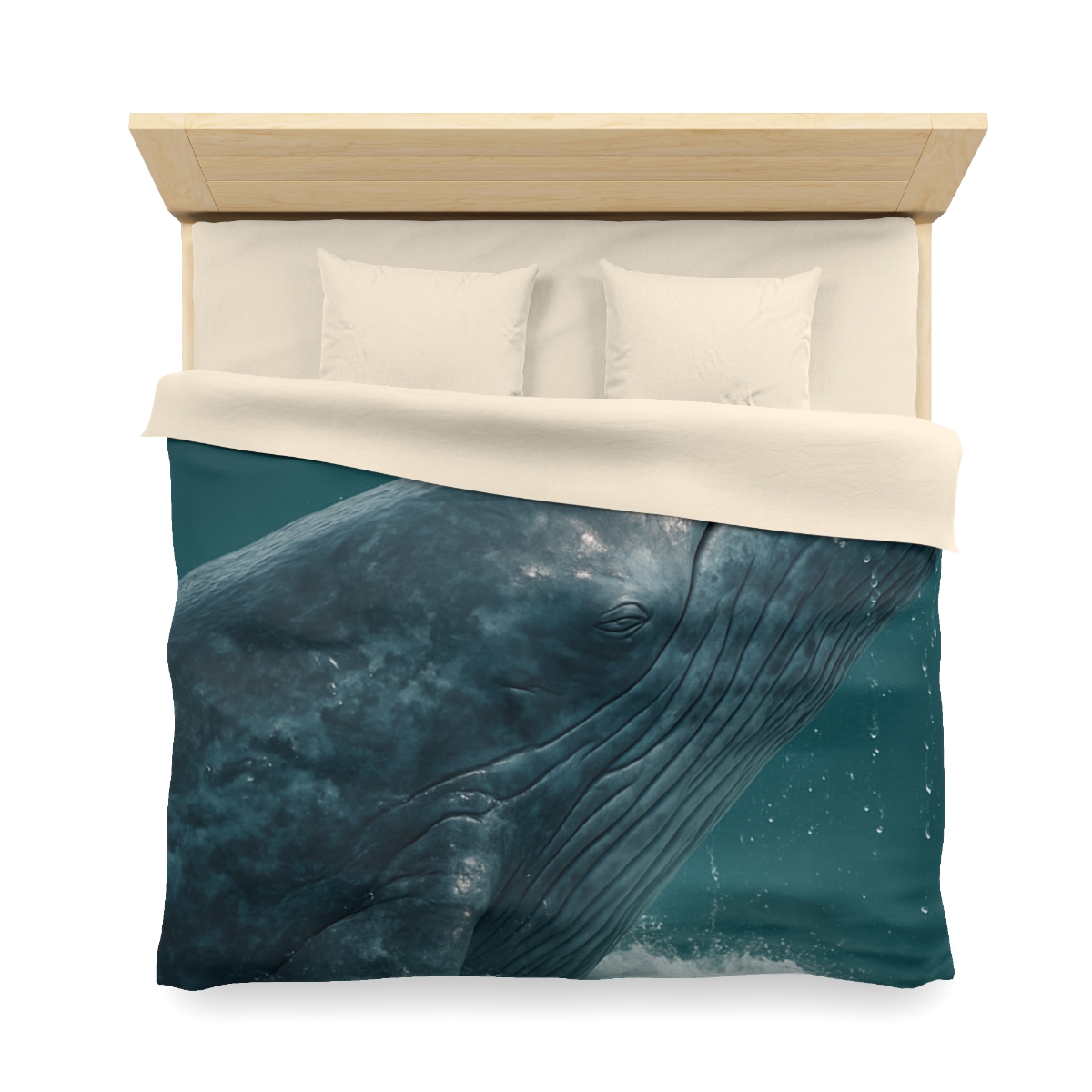 Ocean Song Blue Whale designer printed duvets