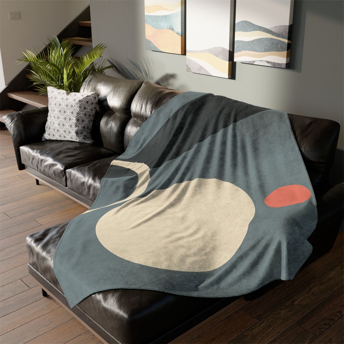 Quiet Triad With Offset Arc warm winter blankets