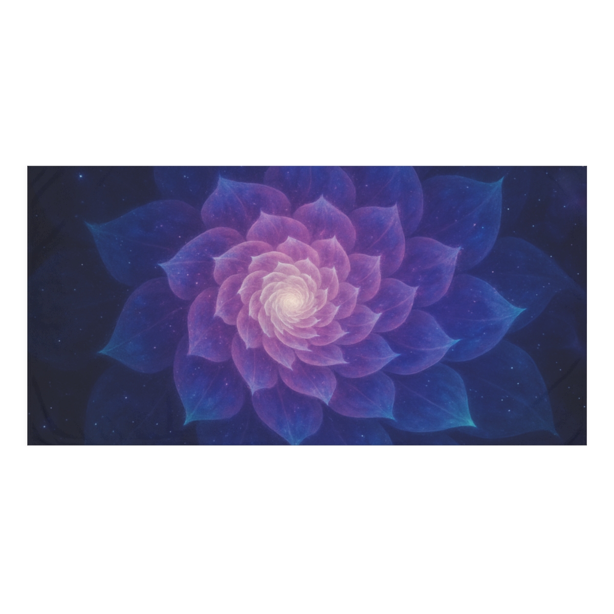 Galaxy Bloom Spiral stylish beach towels