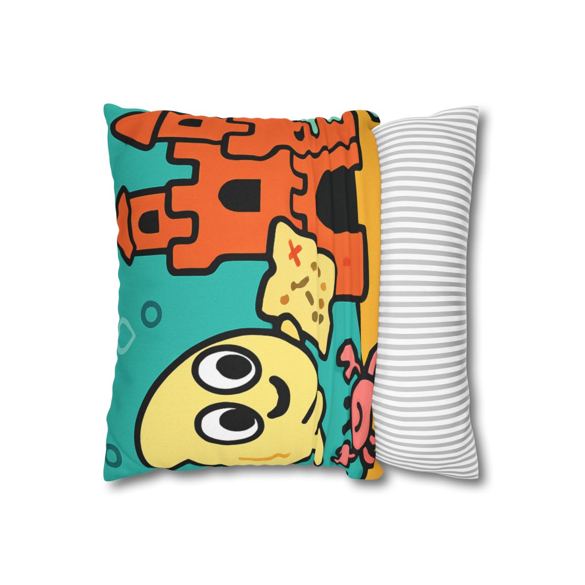 Coral Castle Map Of The Moonfish Kingdom personalized pillow covers