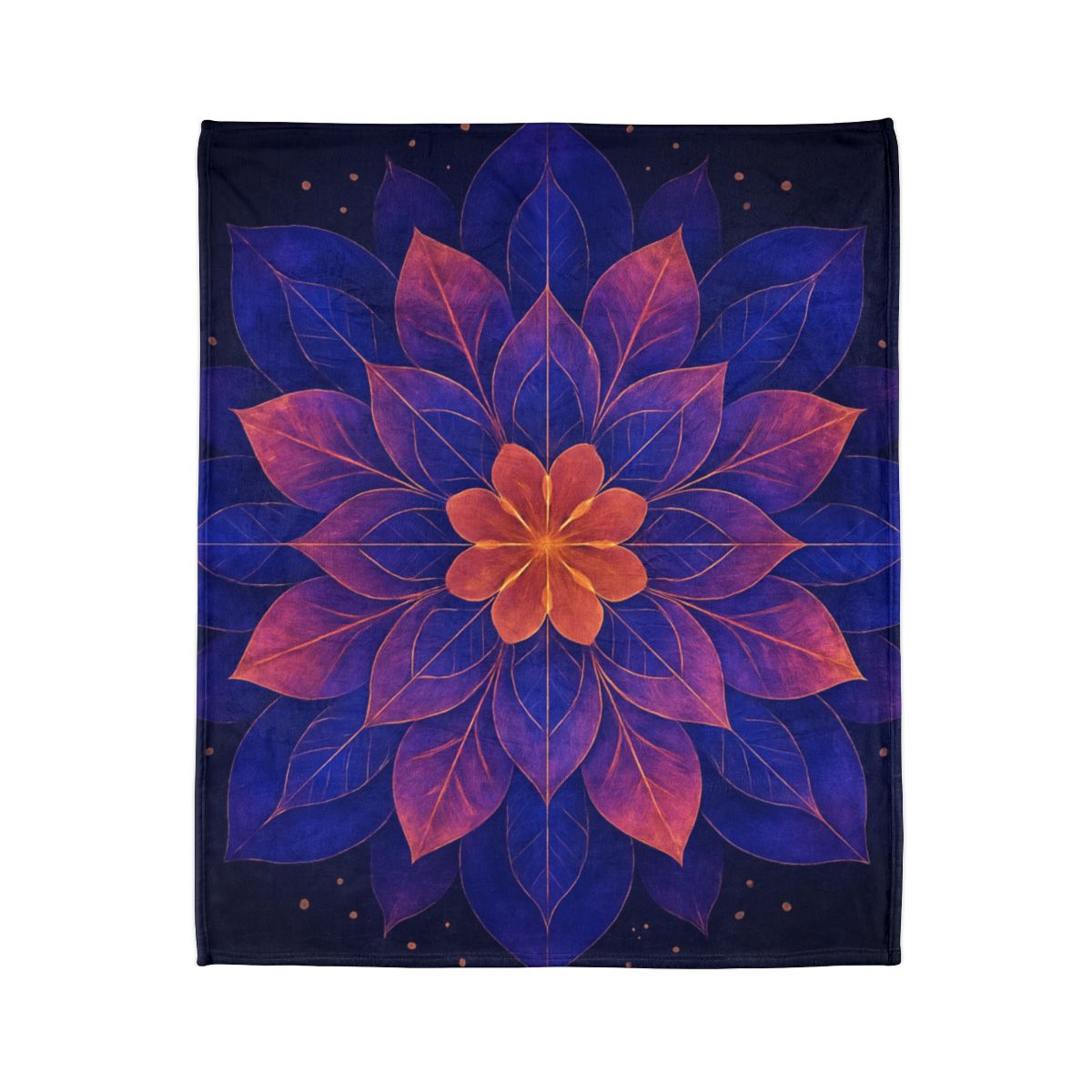 Petal Prism Mandala custom blankets