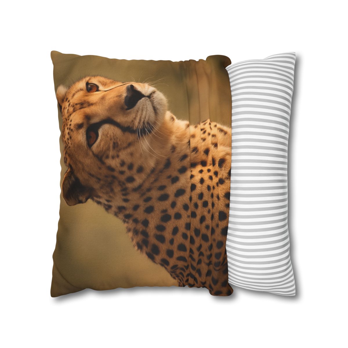 Amber Gaze Cheetah trendy patterned pillow cases