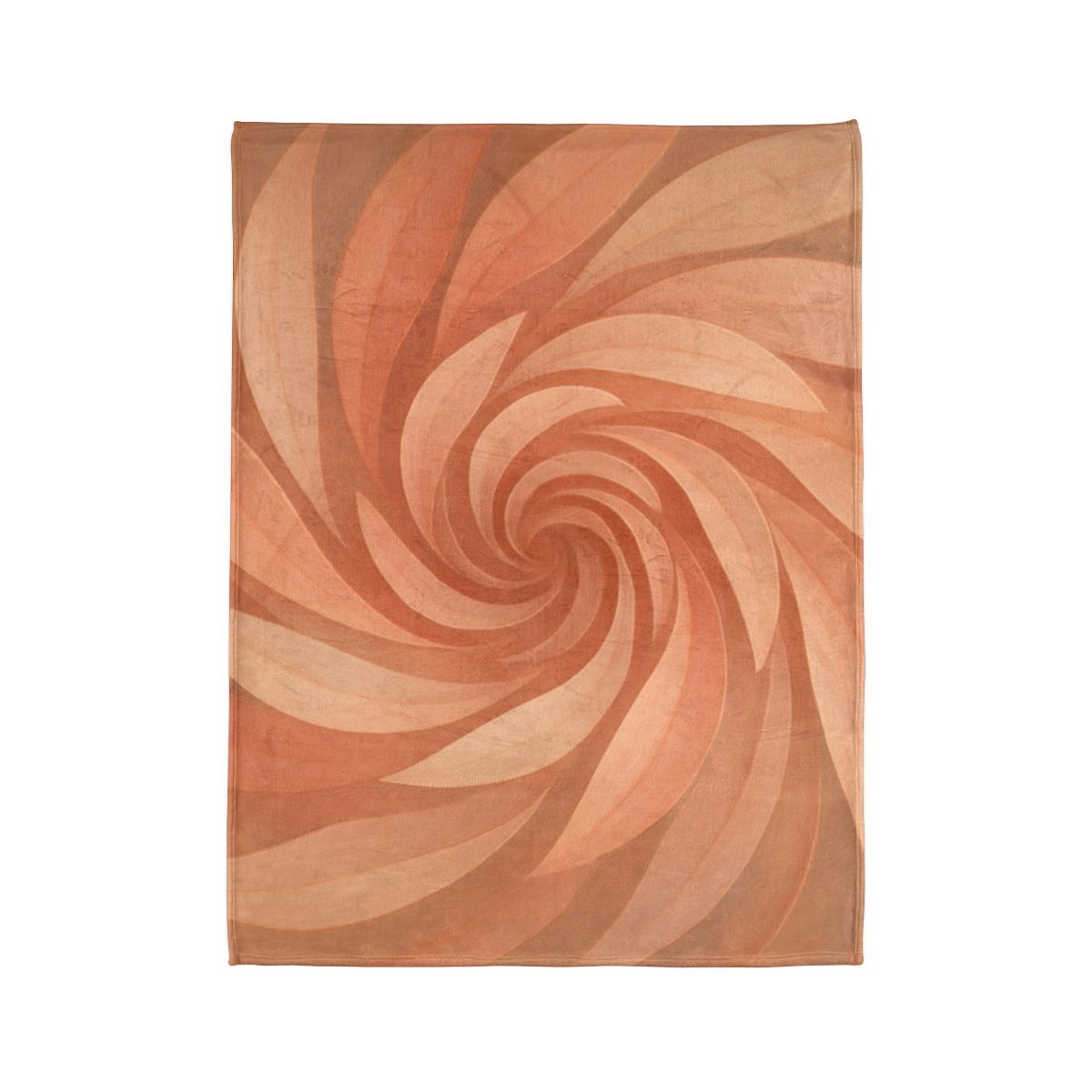 Petal Spiral Harmony soft fleece blankets
