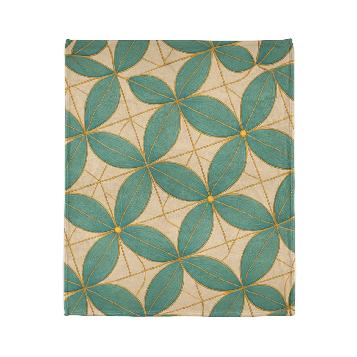 Petal Circuit Lattice personalized cozy blankets