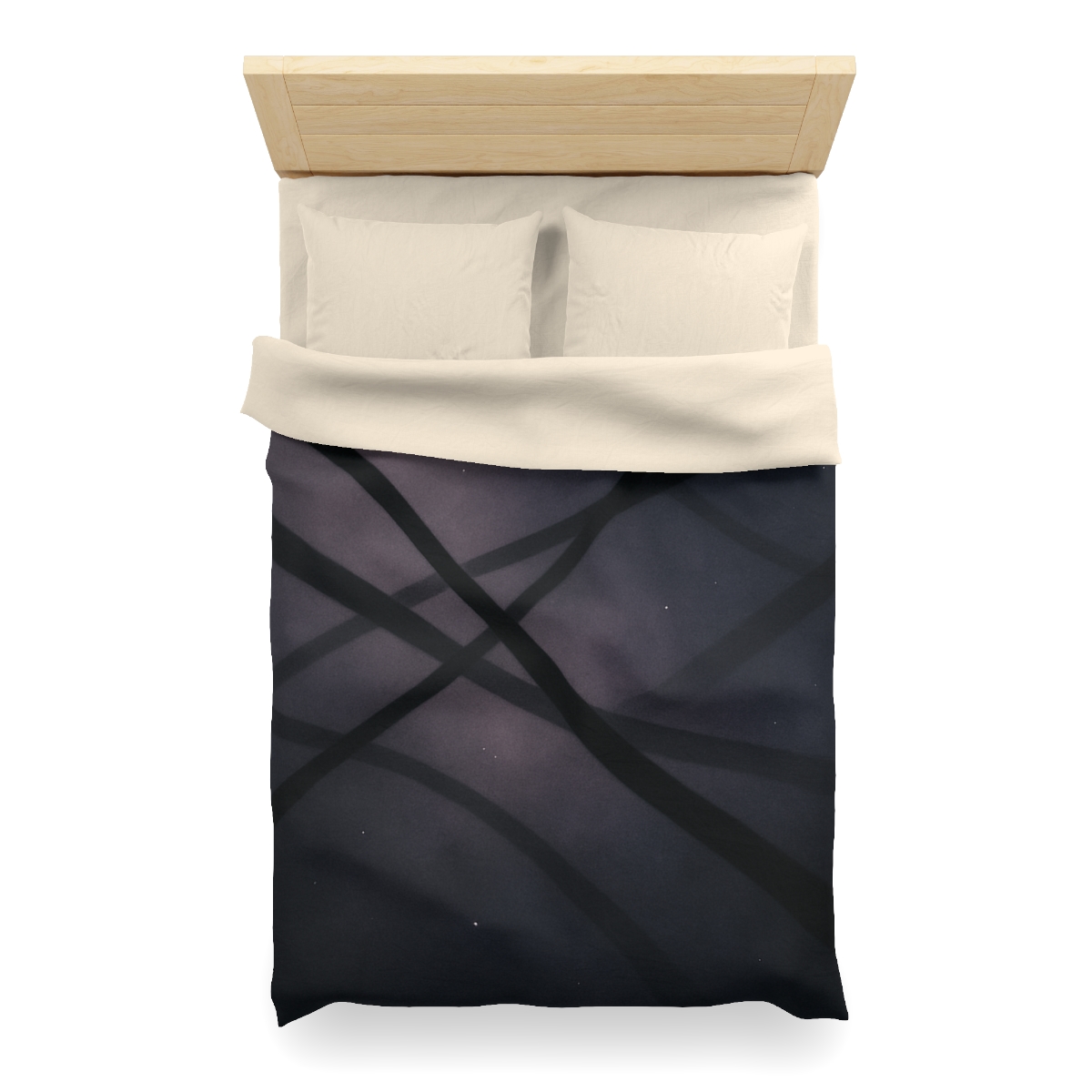 Dark Veil Filaments trendy bedroom duvets
