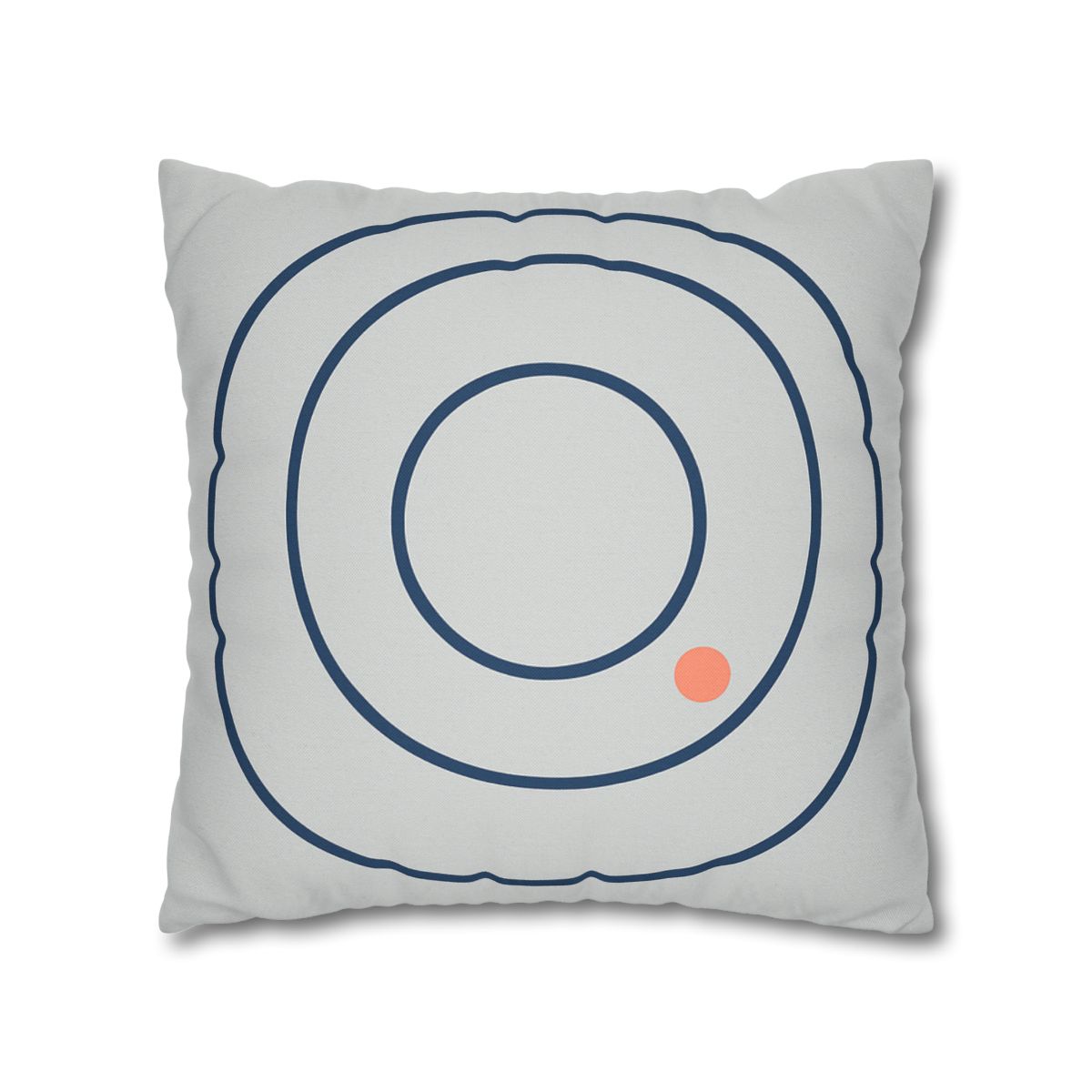 Three Calm Rings With Accent Dot trendy patterned pillow cases