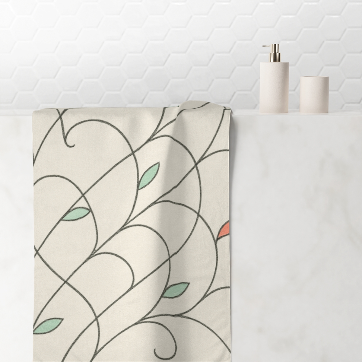 Vine Lattice Echo decorative home towelscustom towels