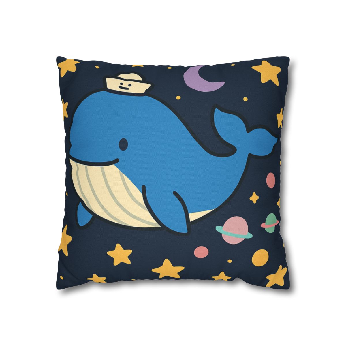 Starry Whale Adventure personalized pillow covers