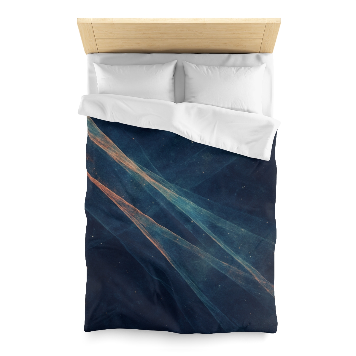 Prismatic Dust Lattice Drift designer printed duvets