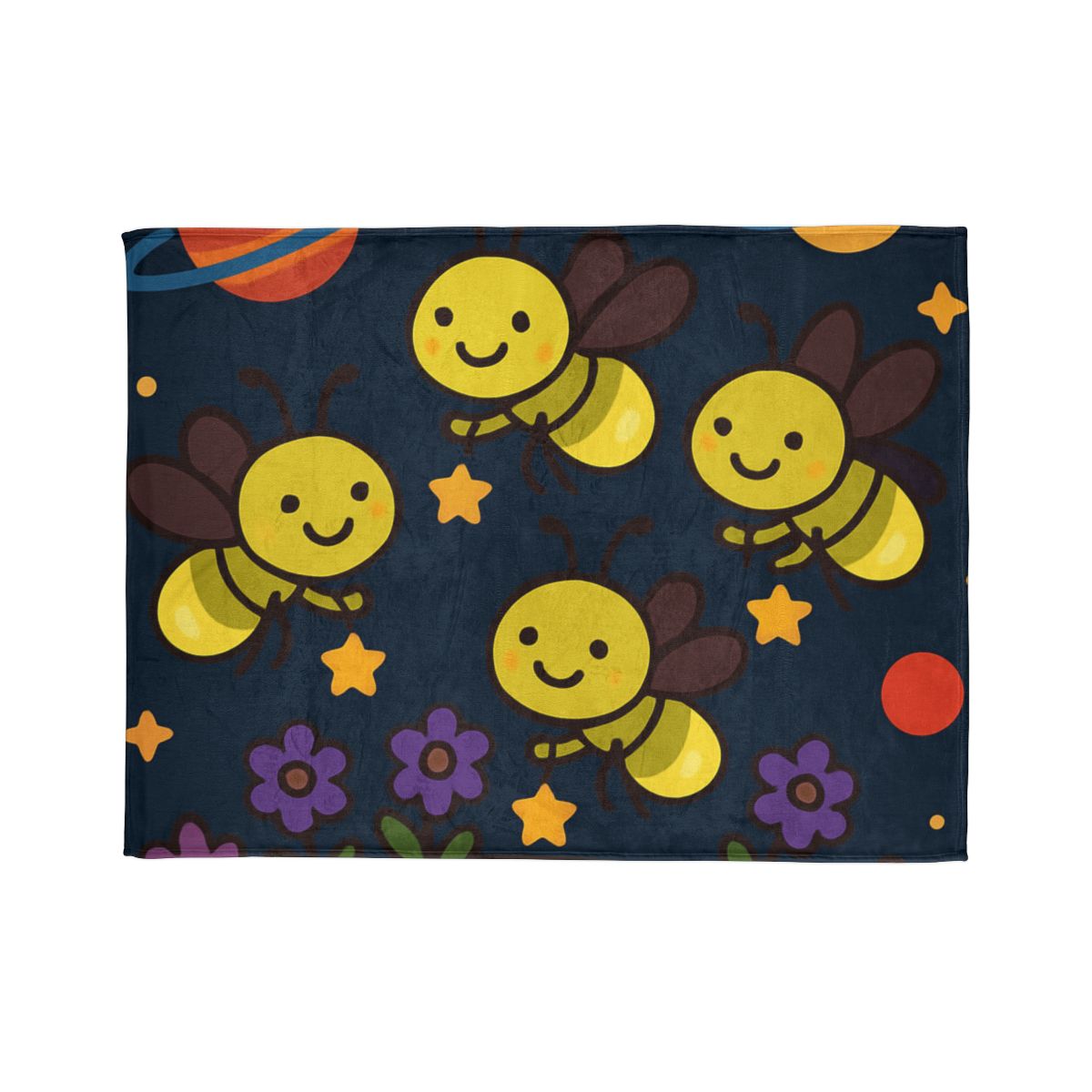 Galaxy Garden Of Singing Fireflies decorative home blankets