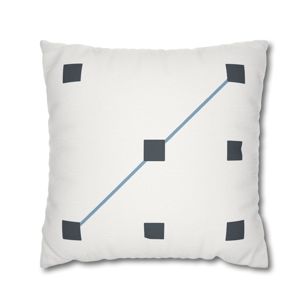 Diagonal Star Path Grid personalized pillow covers
