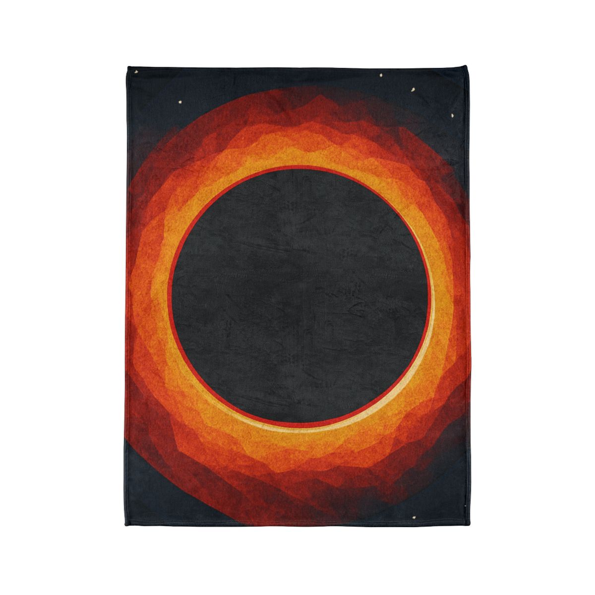 Event Horizon Paper Cut Silhouette stylish throw blankets