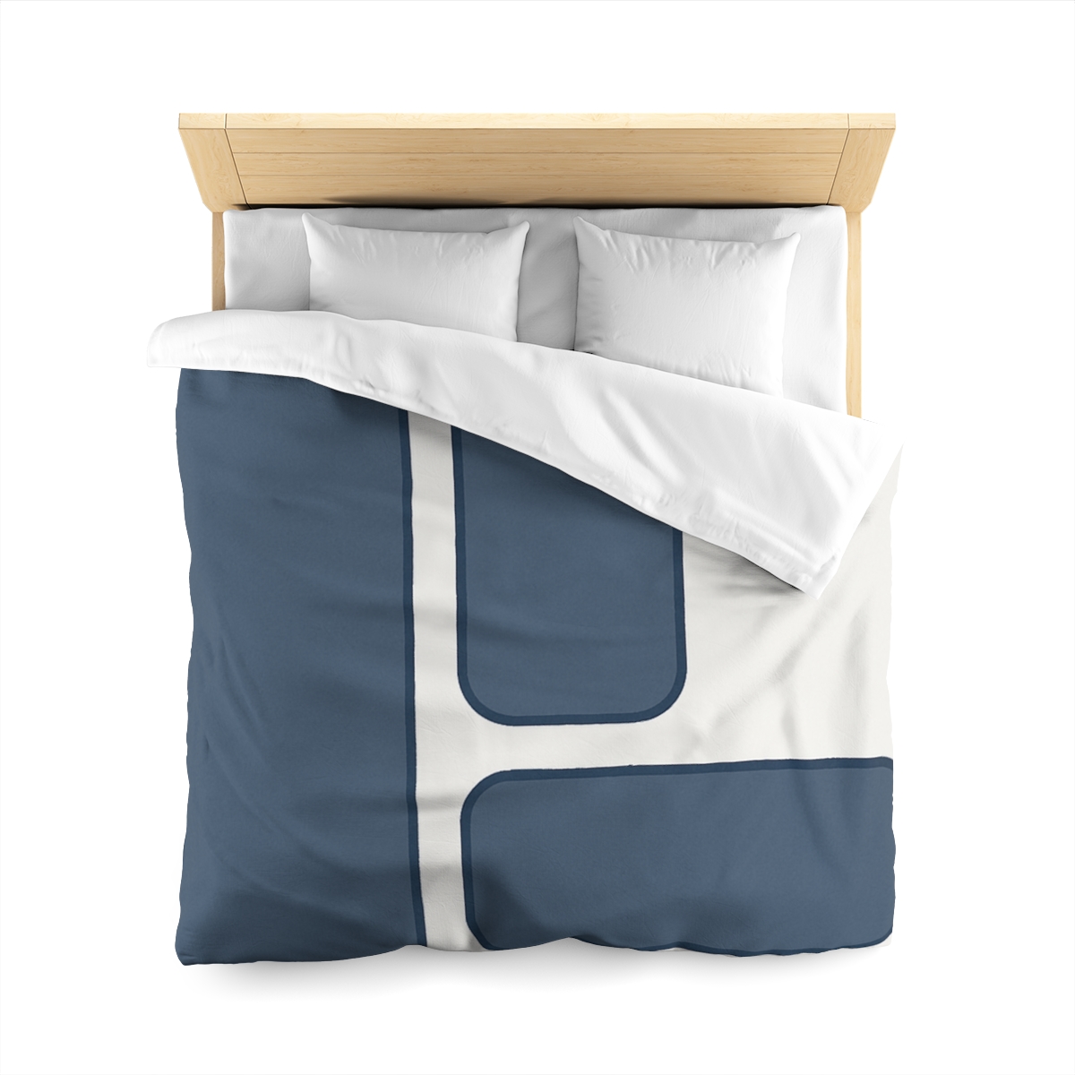 Balanced Triad Of Rounded Rectangles custom duvets