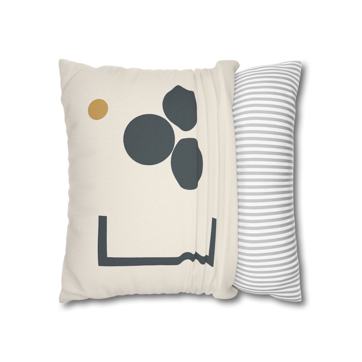 Diagonal Bracket And Three Circle Cluster custom pillow cases