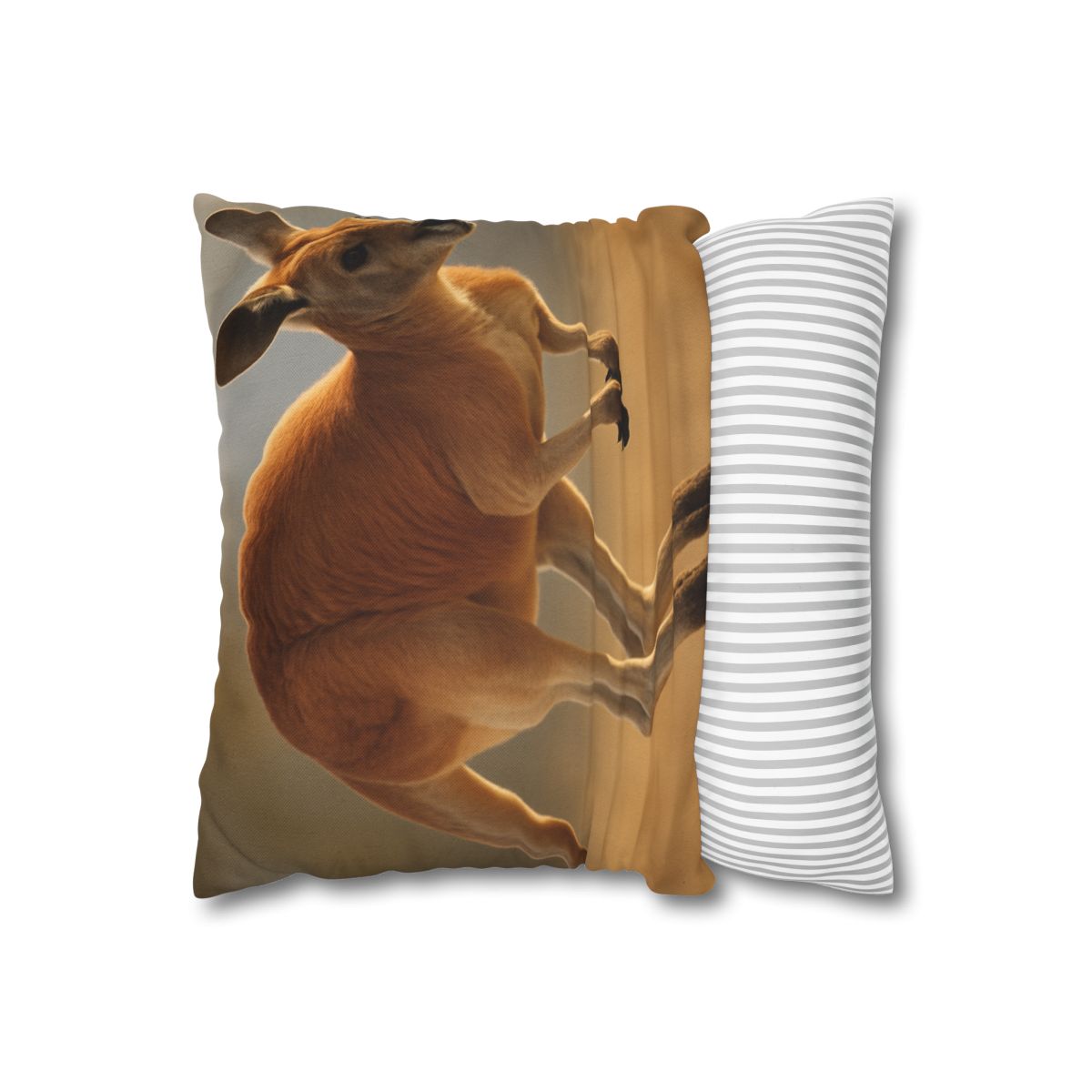 Ember Hop Red Kangaroo trendy patterned pillow cases