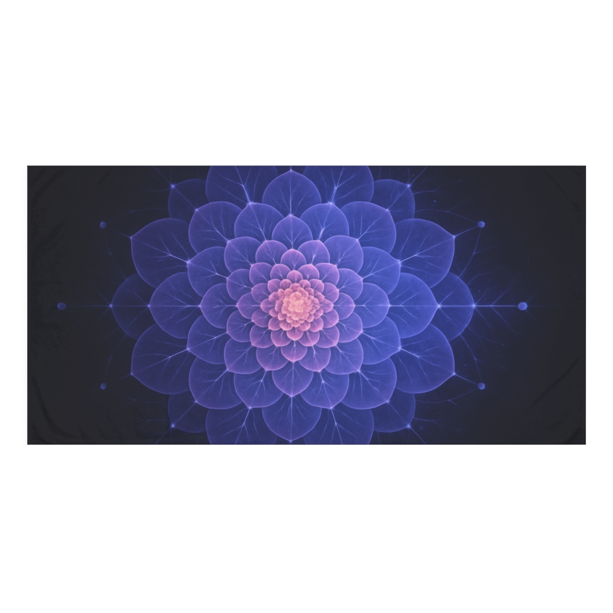 Nebula Petal Lattice personalized bath towels