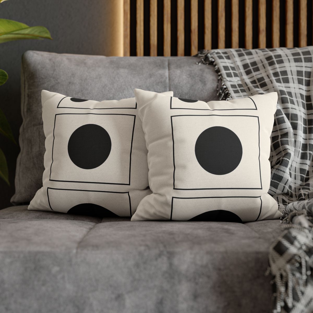 Eclipse Frame Triptych unique gift pillow cases