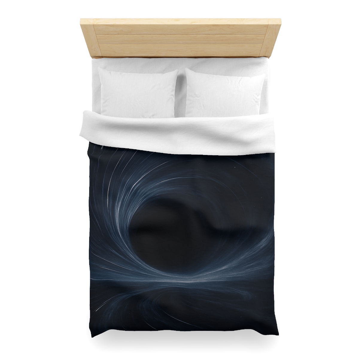 Midnight Gravity Vortex custom duvets