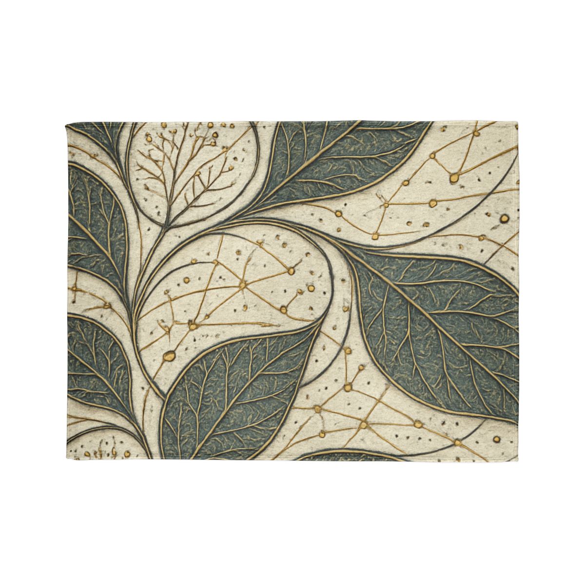 Leaf Vein Starchart Filigree stylish throw blankets