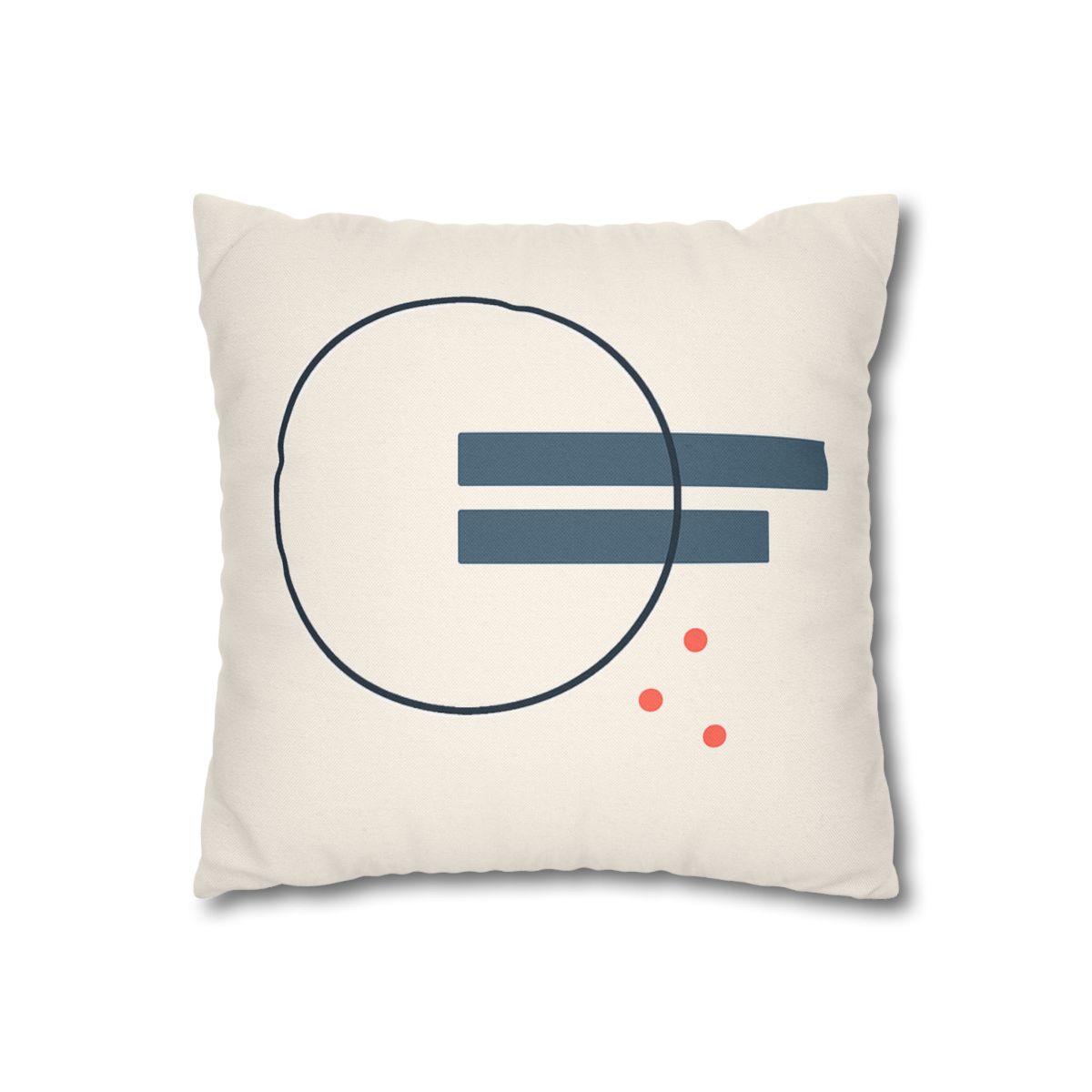 Offset Ring With Split Bars designer print pillow cases