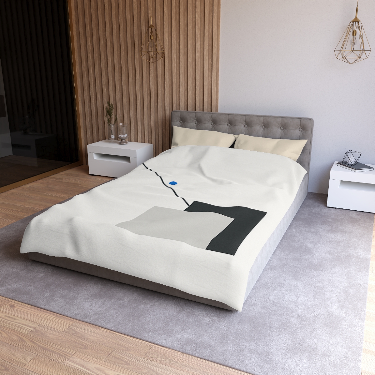 Corner Stack With Shared Diagonal trendy bedroom duvets