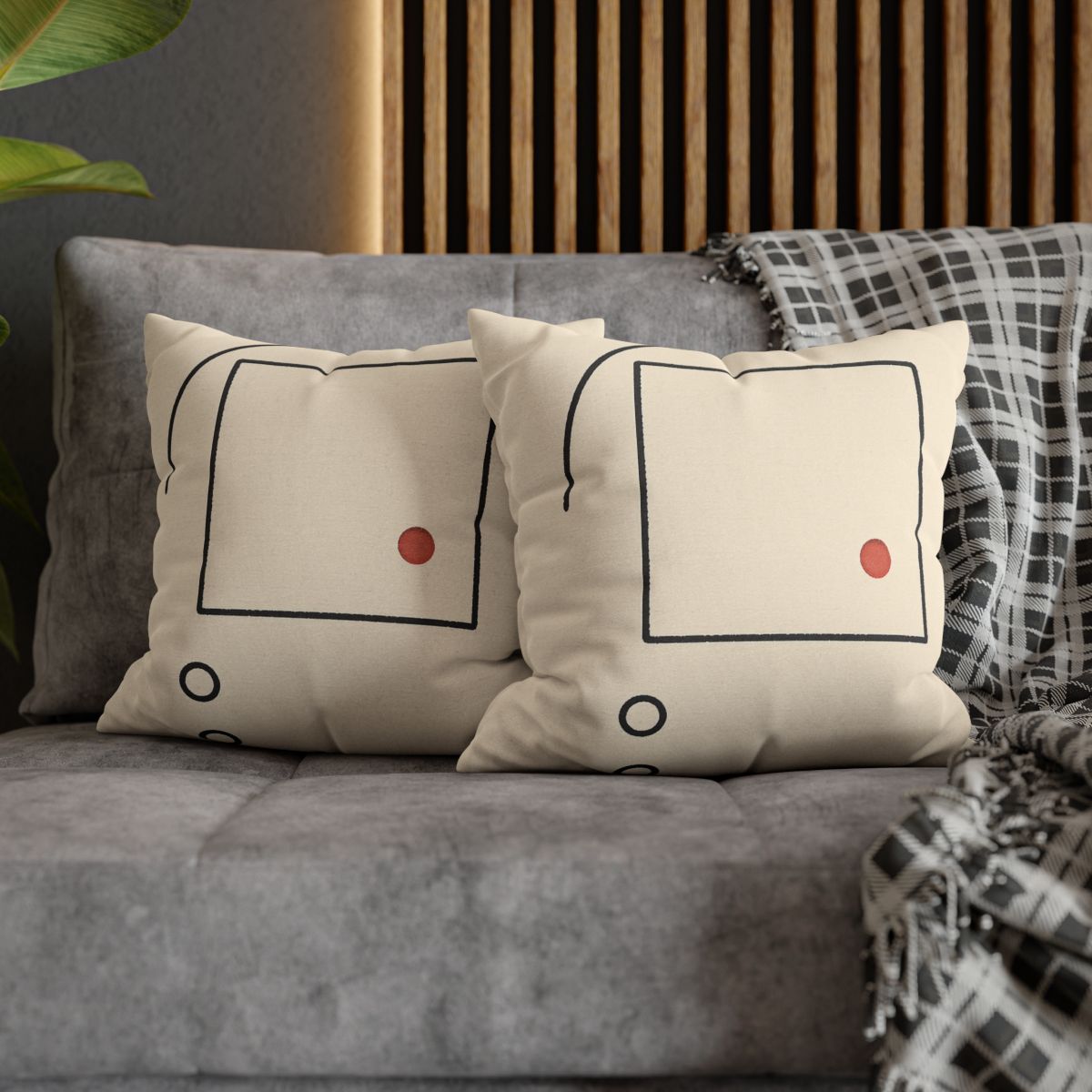 Quiet Orbit With Split Frame custom pillow cases