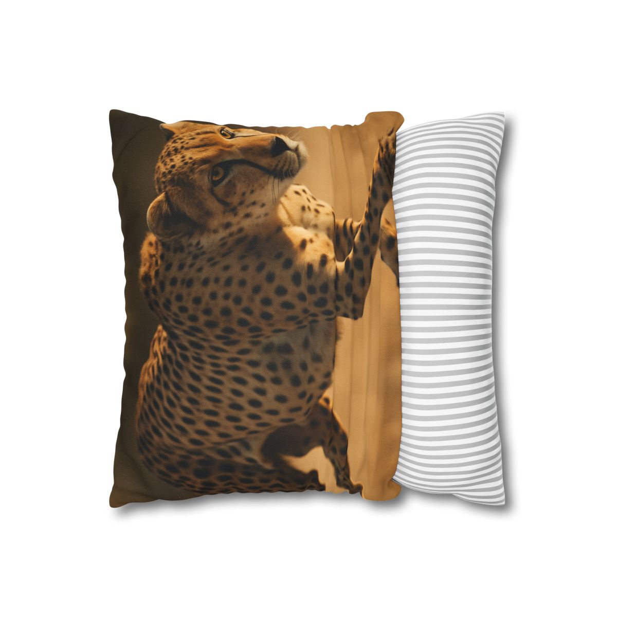 Speed Whisper Cheetah soft cotton pillow cases