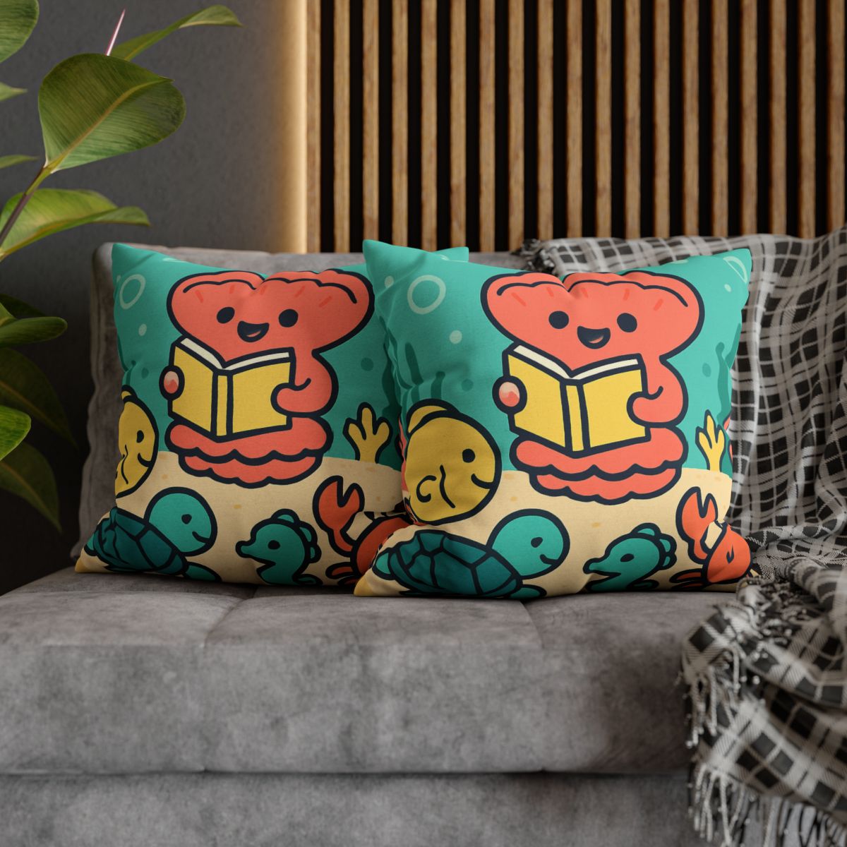 Bubble Reef Class personalized pillow covers