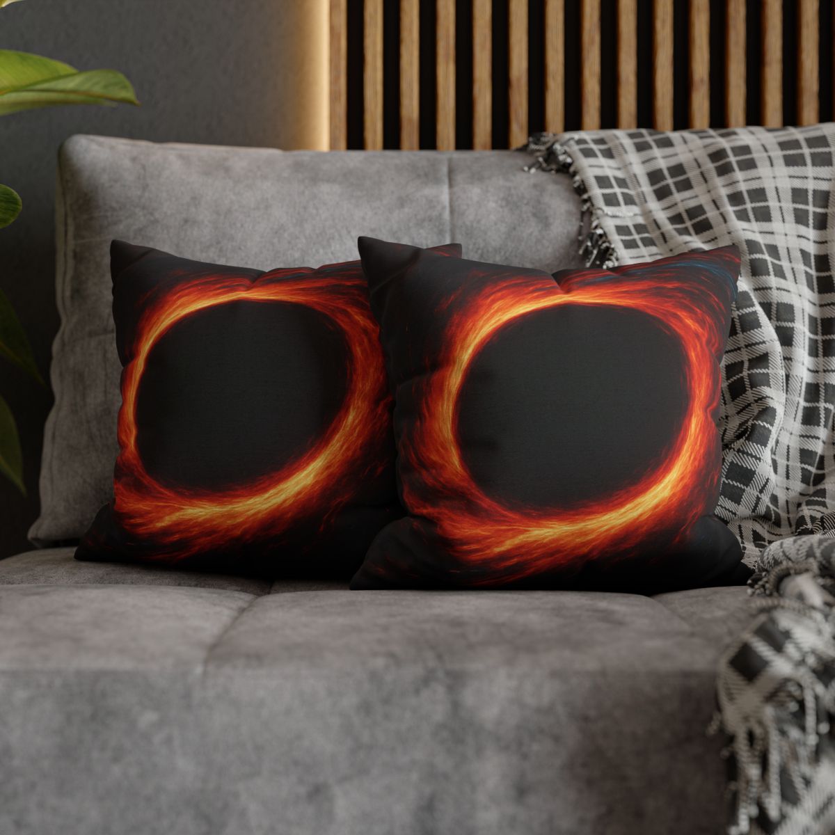 Event Horizon Shimmer designer print pillow cases