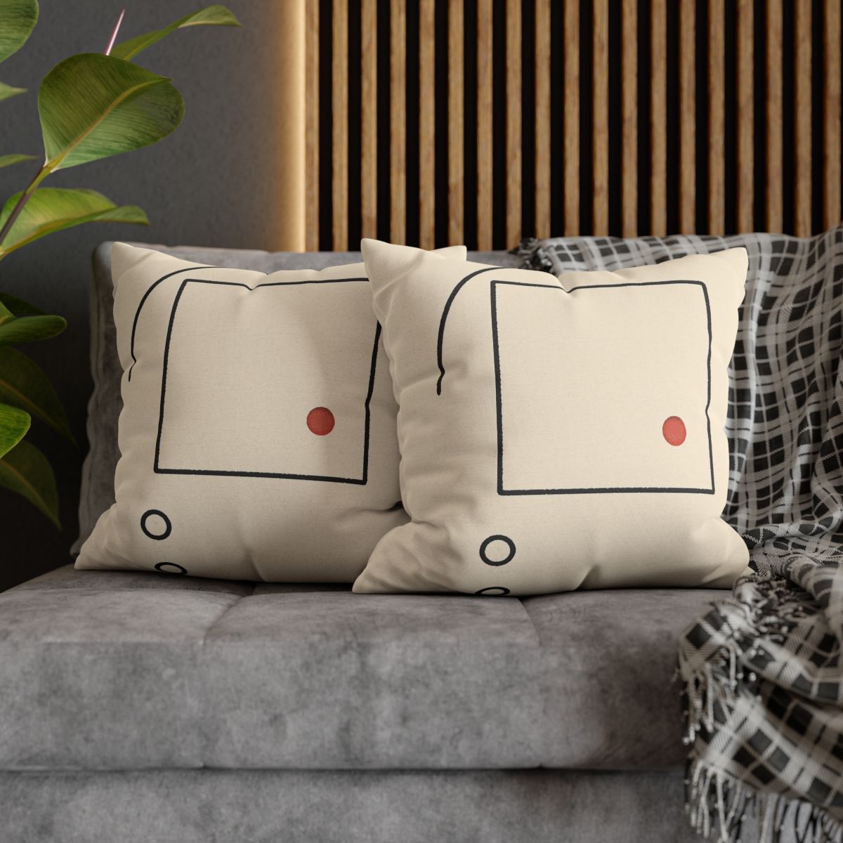 Quiet Orbit With Split Frame custom pillow cases