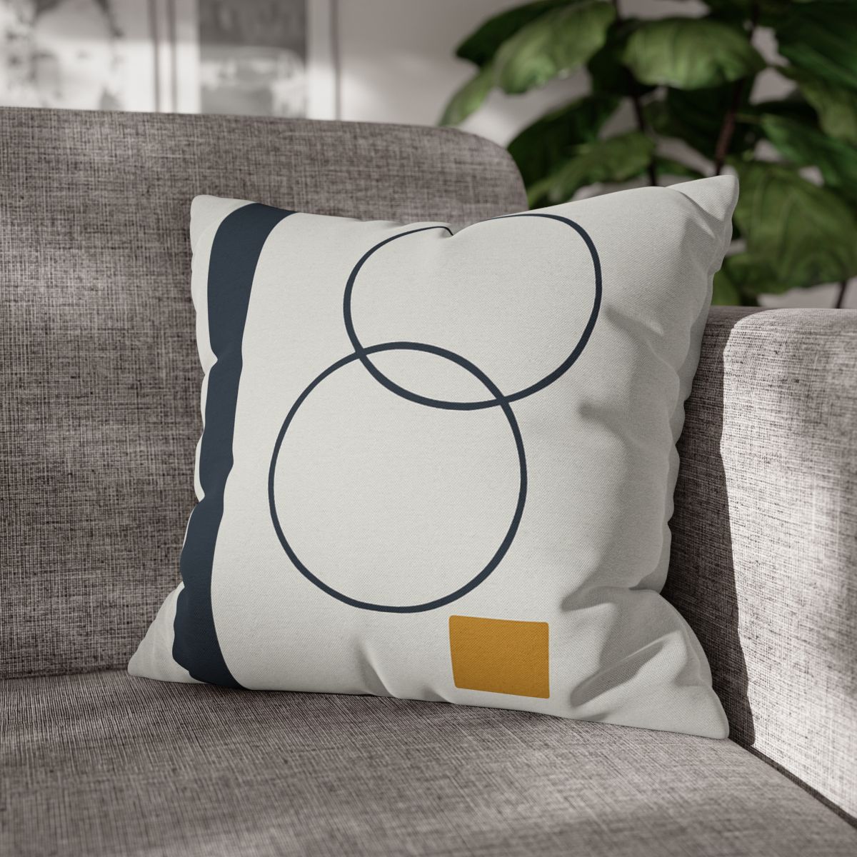 Staggered Rings With Anchored Column custom pillow cases