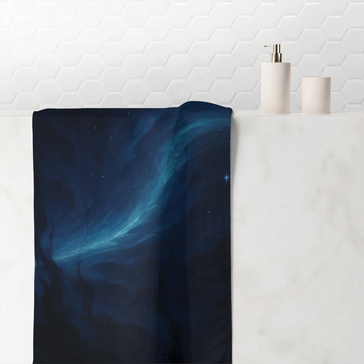 Event Horizon Aurora stylish beach towels