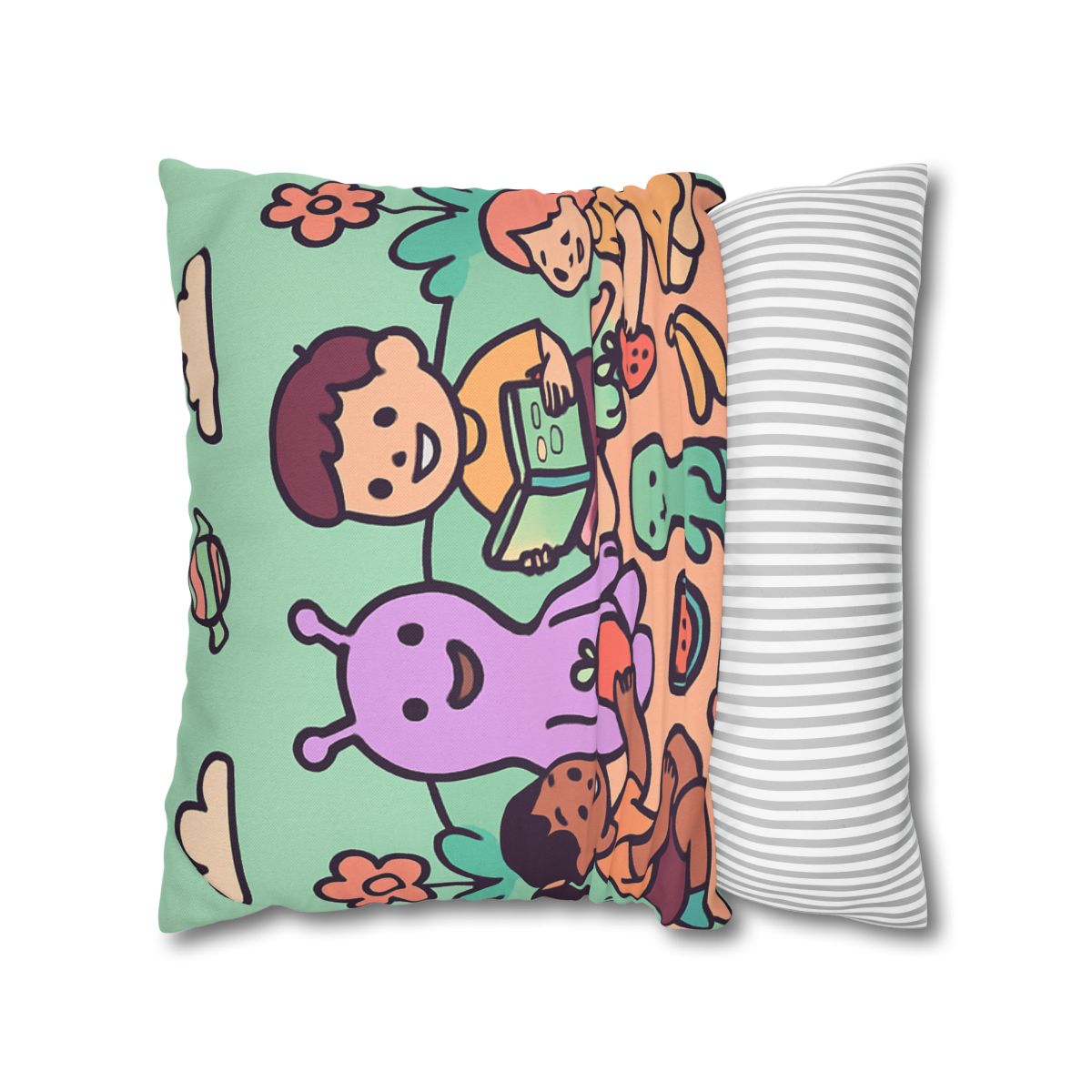 Galactic Garden Picnic stylish decorative pillowcases